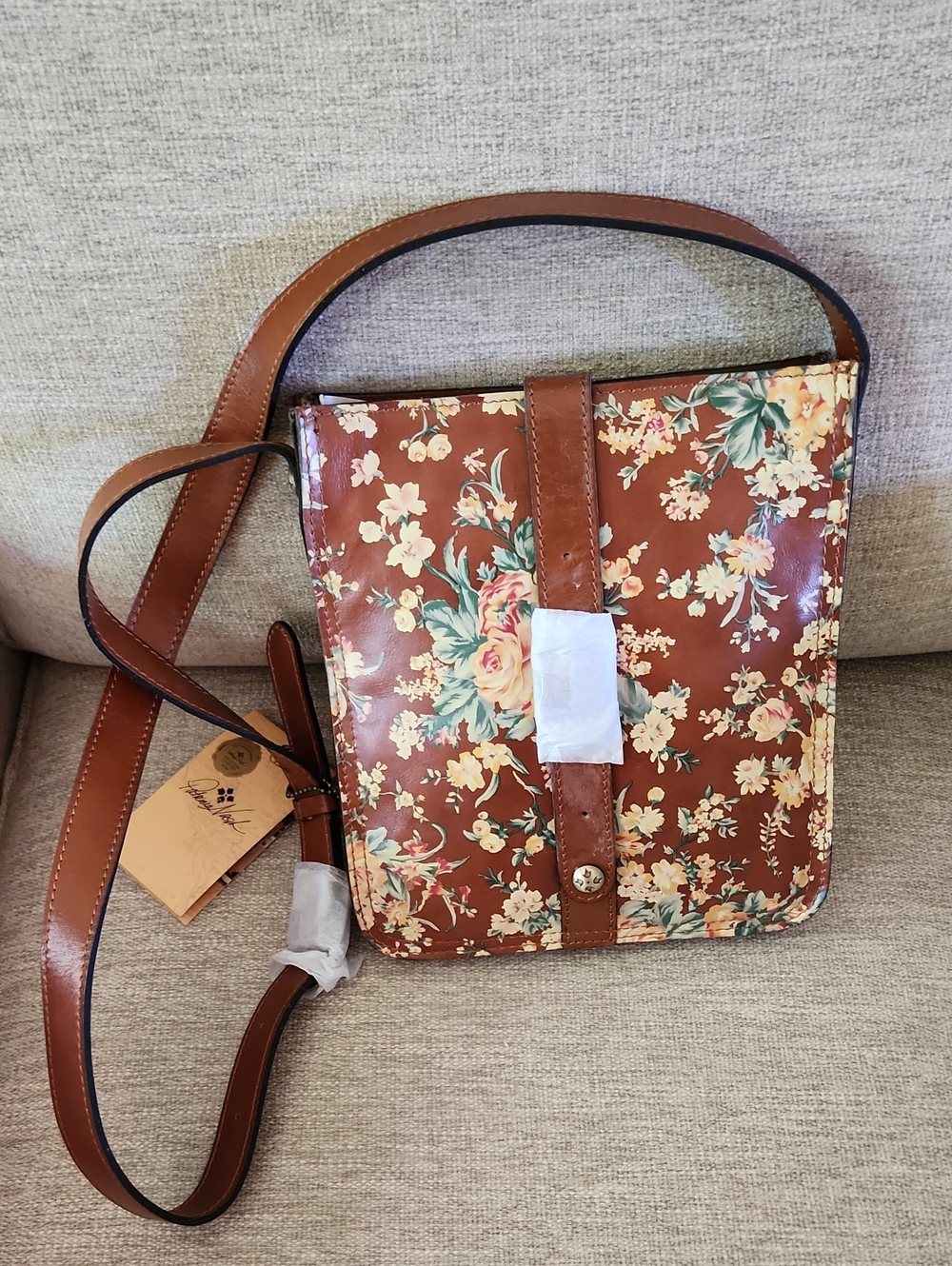 NWT PATRICUA NASH VENEZIA VINTAGE BOTANICAL CROSS BODY BAG - Picture 1 of 11